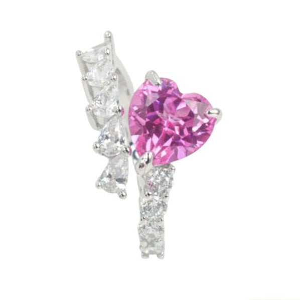 925 Sterling Silver Lab Padparadscha Ring, Vintage Luxurious - Photo 1