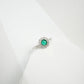 Sterling Silver Lab Emerald Ring, Versatile Design - Photo 4