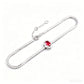 S925 Sterling Silver Lab Ruby Bracelet for Women, Premium Vintage - Photo 4