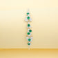 S925 Silver Floral Emerald Bracelet, Vintage Evening Wedding - Photo 3