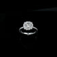 S925 Sterling Silver Lab Diamond Ring for Women, Valentine Birthday Gift - Photo 3