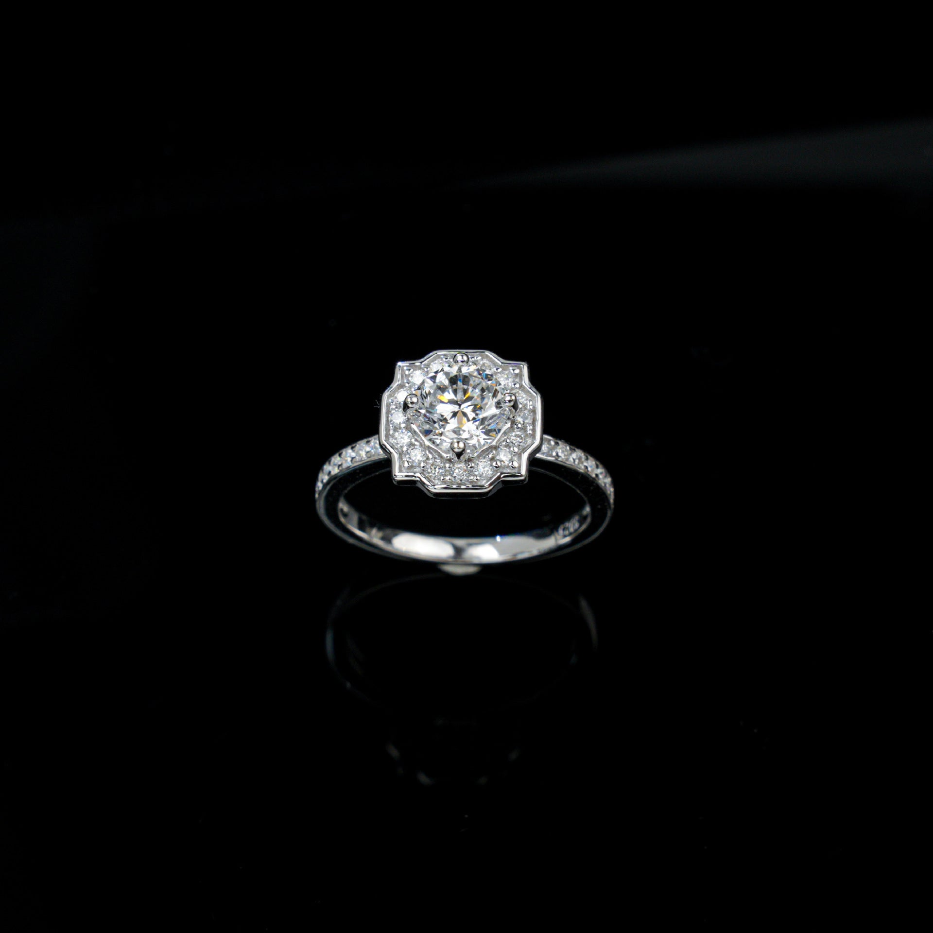 S925 Sterling Silver Lab Diamond Ring for Women, Valentine Birthday Gift - Photo 3