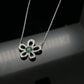 S925 Silver Necklace Emerald Pendant Diamond Chain, Sparkling Holiday Gift - Photo 5