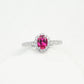 925 Sterling Silver Lab Ruby Ring for Women, Versatile - Photo 5
