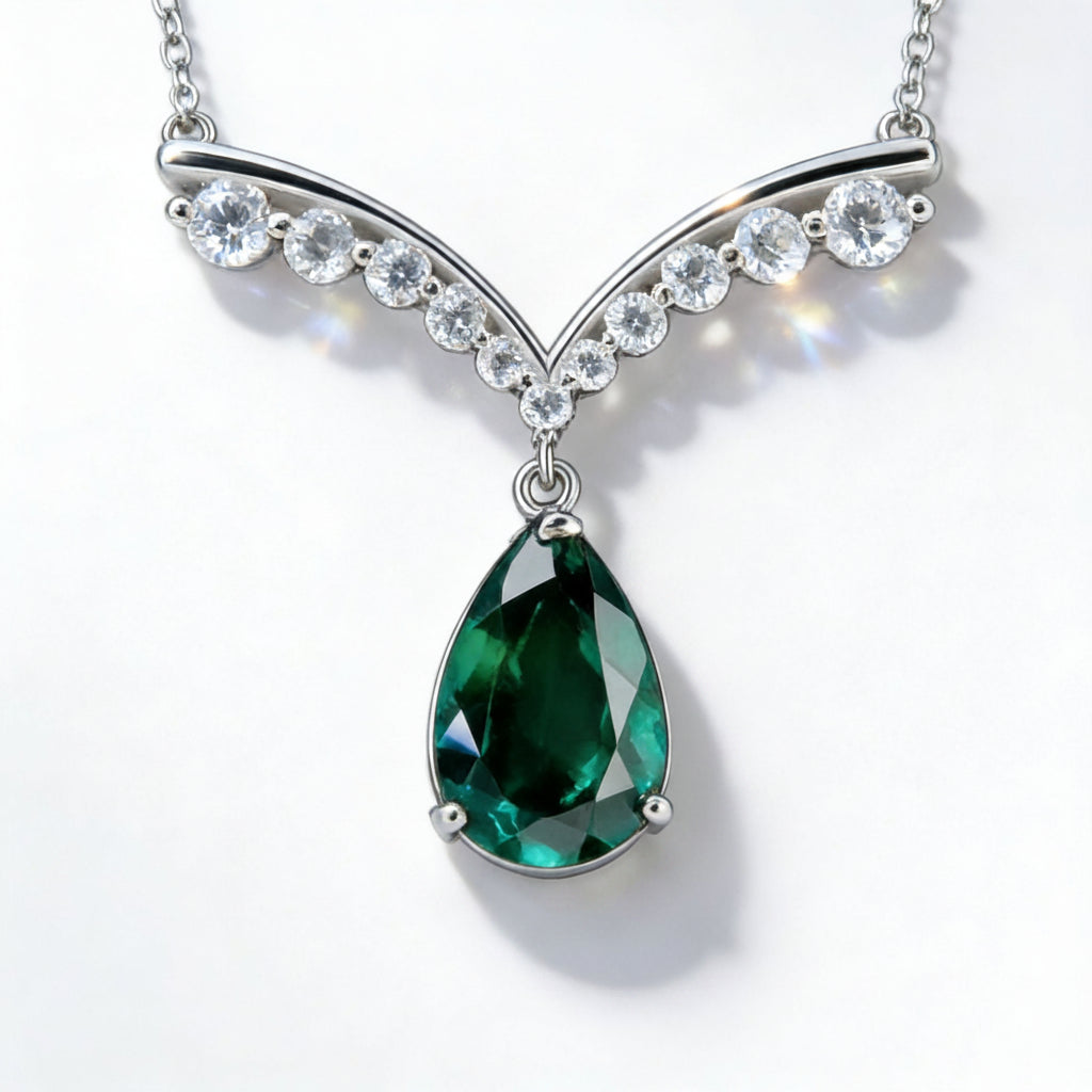 925 Sterling Silver Necklace, Vintage Style Premium - Photo 1