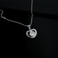 925 Sterling Silver Lab Diamond Necklace, Designer Minimalist - Photo 4