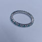 Ring Blue Red Yellow S925 Silver Fine Pave Diamond, Premium Simple Unique - Photo 5