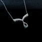 S925 Sterling Silver Lab Emerald V-Shape Teardrop Choker Necklace, Designer - Photo 4