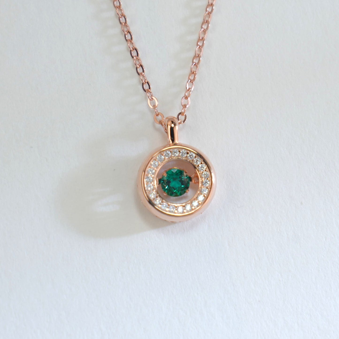 S925 Silver Lab Emerald Lively Necklace, Design Choker - Photo 4