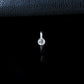 925 Sterling Silver Lab Diamond Ring, Designer Minimalist Premium - Photo 4