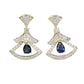 925 Sterling Silver Lab Sapphire Ring, Premium Versatile Gift for Women - Photo 1