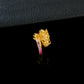 S925 Sterling Silver Gold-Plated Dragon Zodiac Open Ring, Style - Photo 4