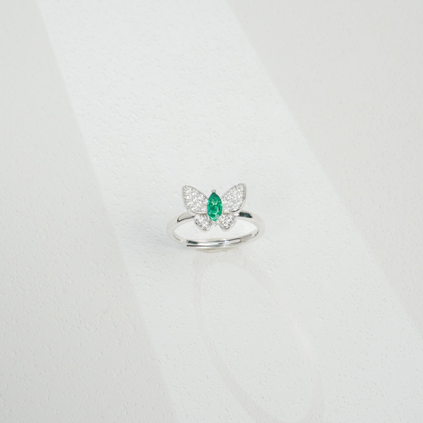 S925 Sterling Silver Lab Gemstone Ring, Versatile Jewellery - Photo 3