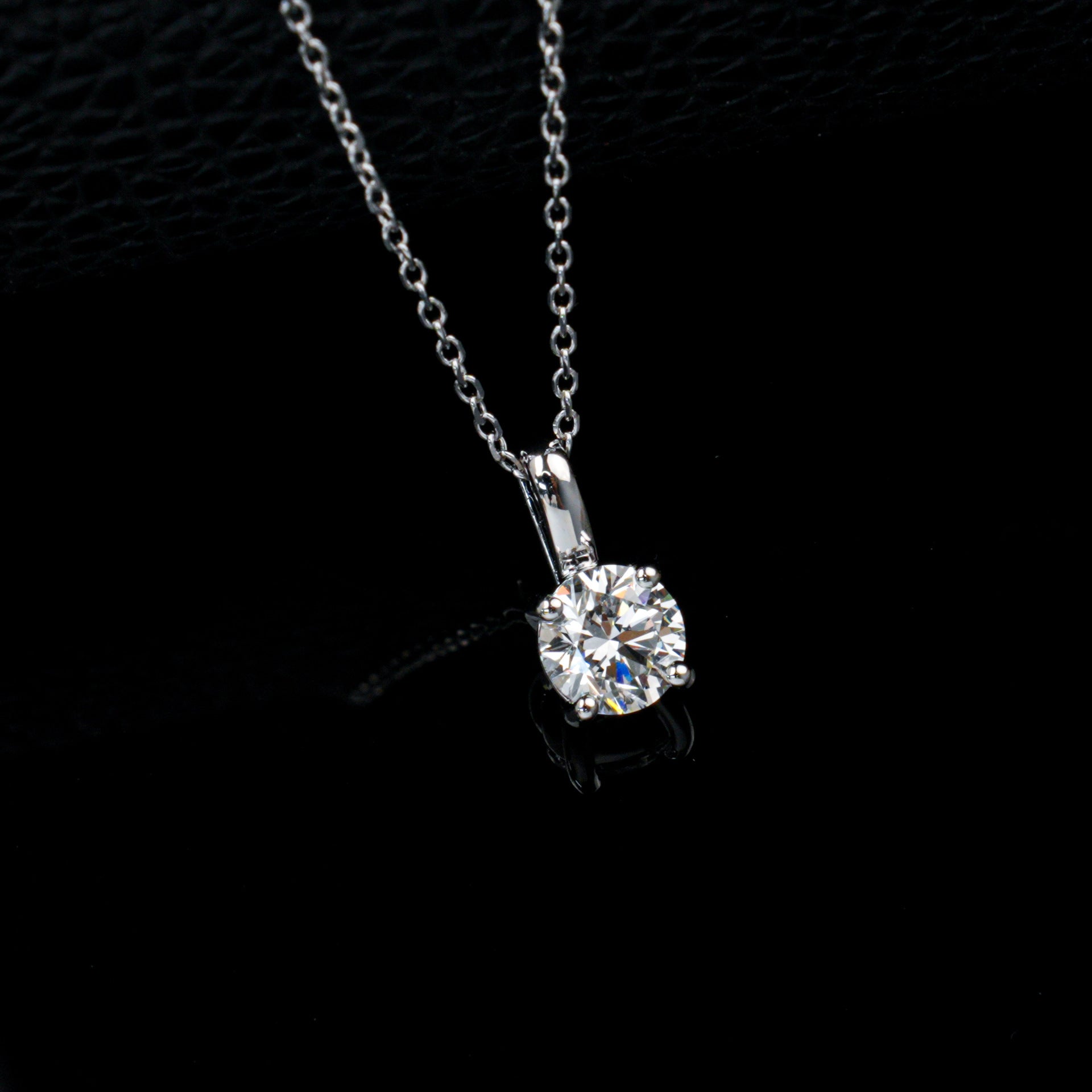 S925 Silver Simple 4-Claw Melon Clasp Solitaire, Birthday Anniversary Gift - Photo 2