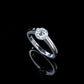 S925 Silver Lab Diamond Simple Solitaire Ring, Versatile Jewellery Holiday - Photo 6
