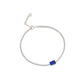 Hot Simple S925 Silver Vintage Bracelet, Lab Sapphire - Photo 5
