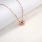 925 Sterling Silver Lab Emerald Flame-Lip Pendant Choker, Date Gift for Women - Photo 2