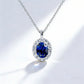 925 Sterling Silver Pendant Choker Necklace, Elegant Premium - Photo 1