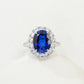 S925 Sterling Silver Lab Sapphire Ring for Women, Versatile Premium Bestie - Photo 5