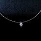 S925 Silver Snake Bone Chain Solitaire Pendant Necklace, Choker Versatile Birthday - Photo 2