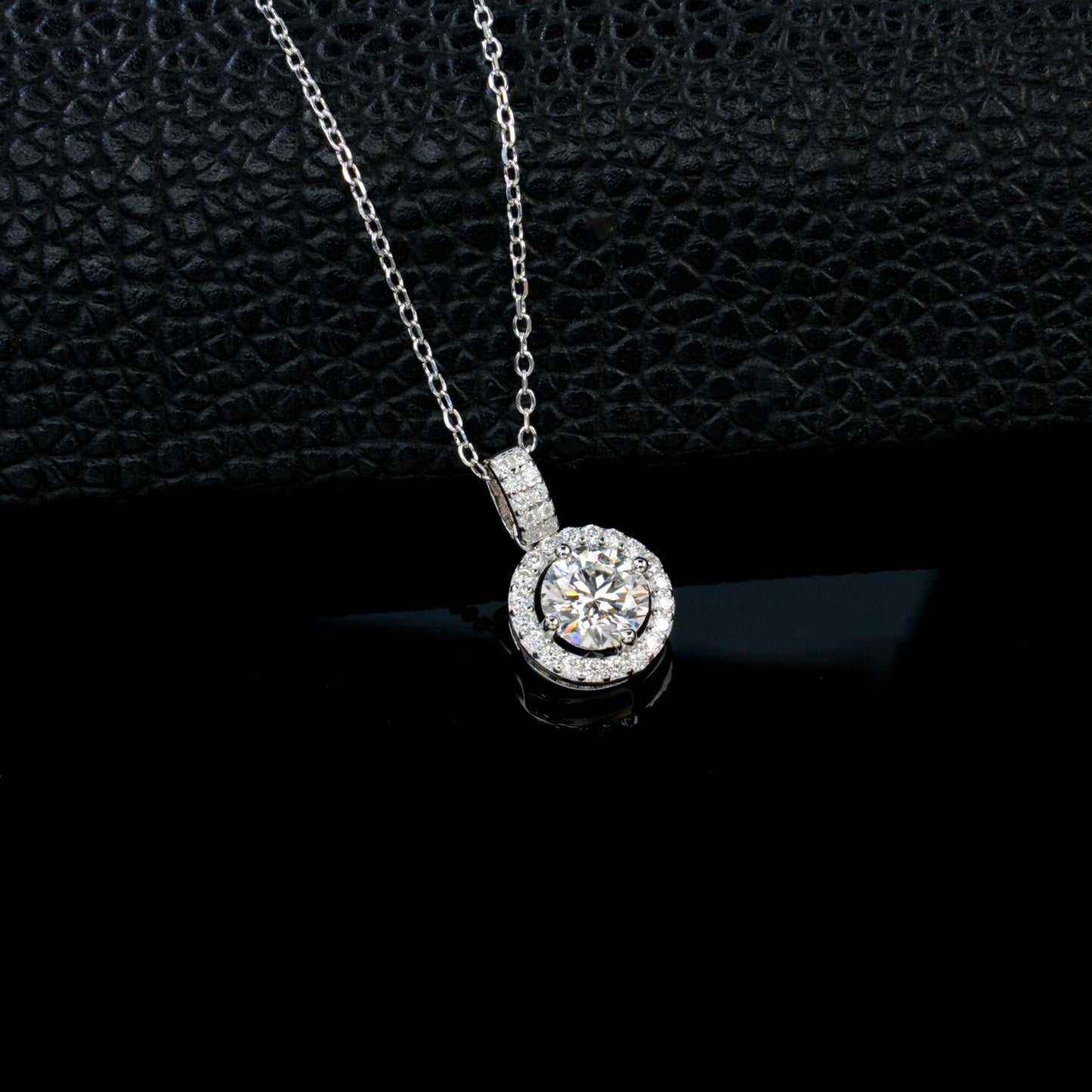 925 Sterling Silver Lab Diamond Choker Necklace, Designer Versatile - Photo 3