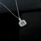 S925 Sterling Silver Cornflower Lab Sapphire Necklace, Premium Vintage Unique - Photo 4