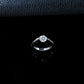 S925 Silver Lab Diamond Simple Solitaire Ring, Versatile Jewellery Holiday - Photo 2