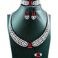 S925 Sterling Silver Lab Pigeon Blood Ruby Set Emerald-Cut, Bride Wedding Accessory - Photo 2