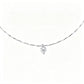 S925 Silver Snake Bone Chain Solitaire Pendant Necklace, Choker Versatile Birthday - Photo 5