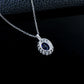 925 Sterling Silver Pendant Choker Necklace, Elegant Premium - Photo 3