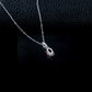 Simple Solitaire Ruby Silver Necklace, Small Versatile Jewellery - Photo 4