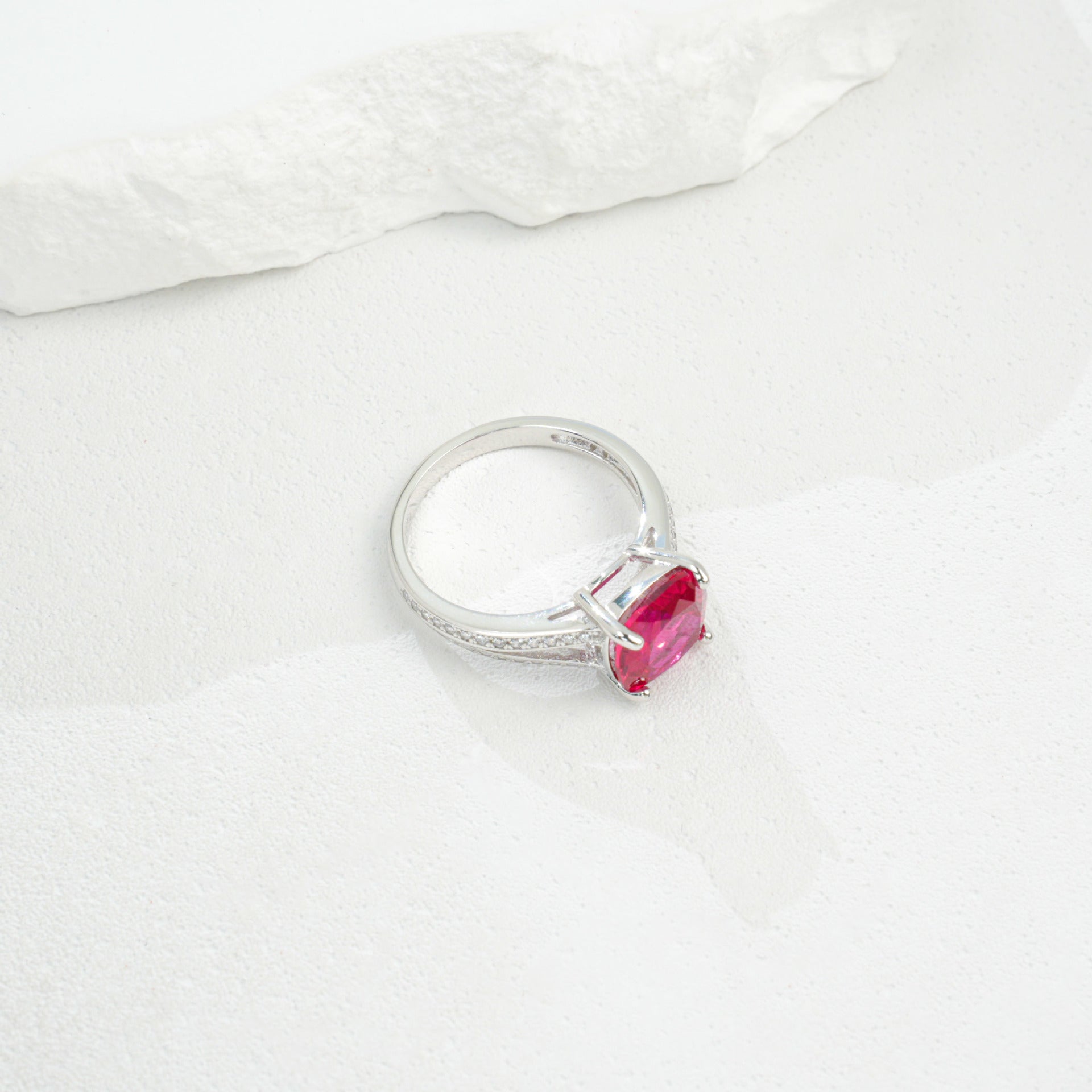 Sterling Silver Minimalist Plain Band Ring for Women, Versatile - Photo 4