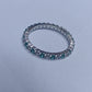 Ring Blue Red Yellow S925 Silver Fine Pave Diamond, Premium Simple Unique - Photo 7