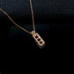 S925 Silver Rose Gold Long Ruby Pendant Necklace, Premium Valentines Birthday - Photo 4