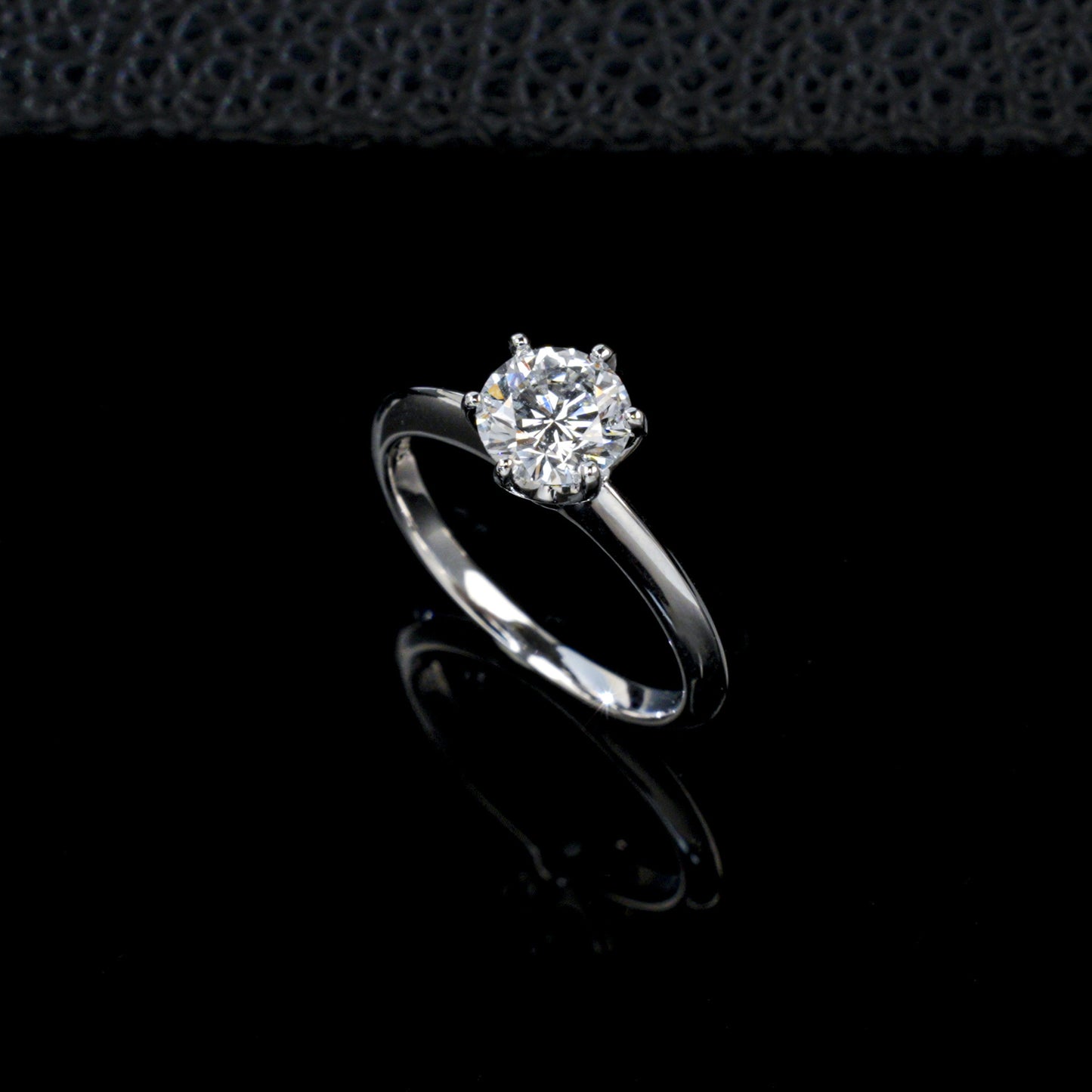 S925 Silver Classic 6-Claw Stone Ring, Versatile Proposal Engagement - Photo 6