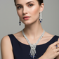 Lab Sapphire Jewellery Set — Updated Wear Shot